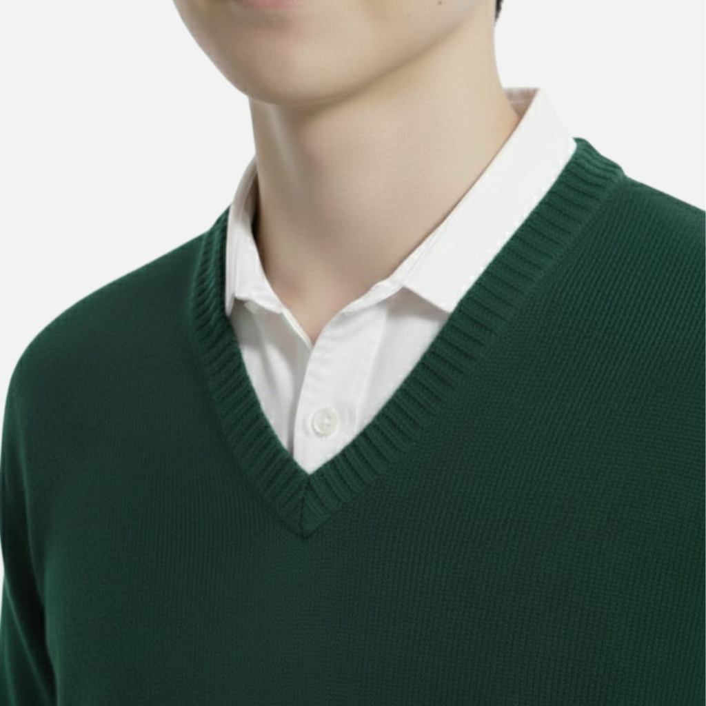 Classo Green School Sweater for Boys & Girls | Comfortable School Uniform