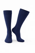 Navy Blue Cotton School Socks for Students | Regular Fit