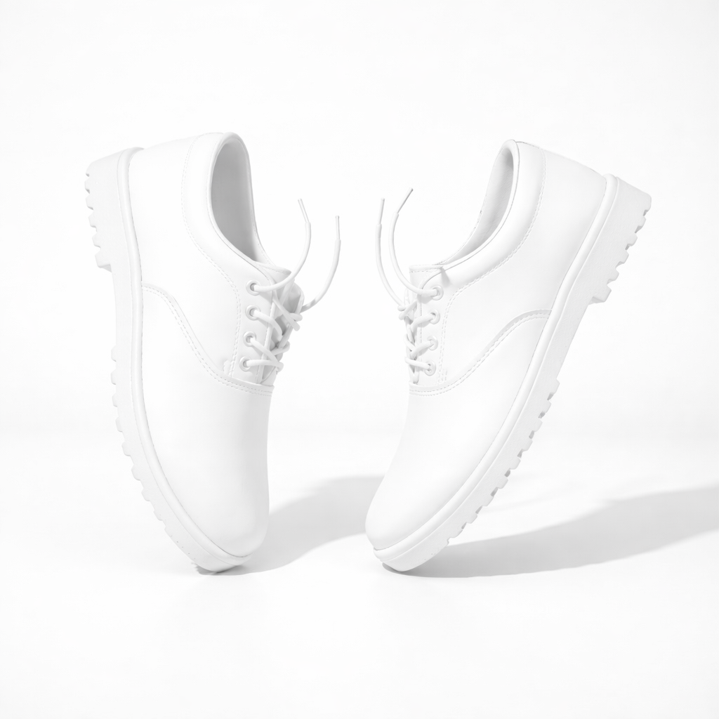 WHITE School Shoes for BOYS | Daily Wear Comfortable Footwear.