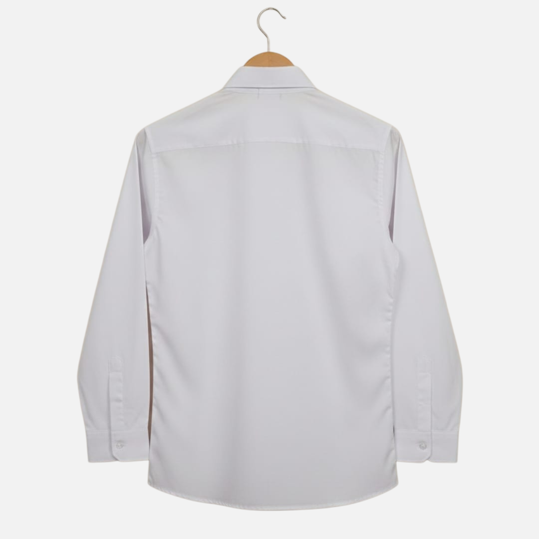 School Uniform White Shirt for Boys |Polyster| Daily School Wear