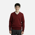 Classo Maroon School Sweater for Boys & Girls | Durable Winter Uniform