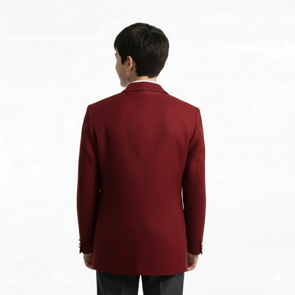 Classo Maroon School Blazer for Boys & Girls | Durable Daily Wear Uniform