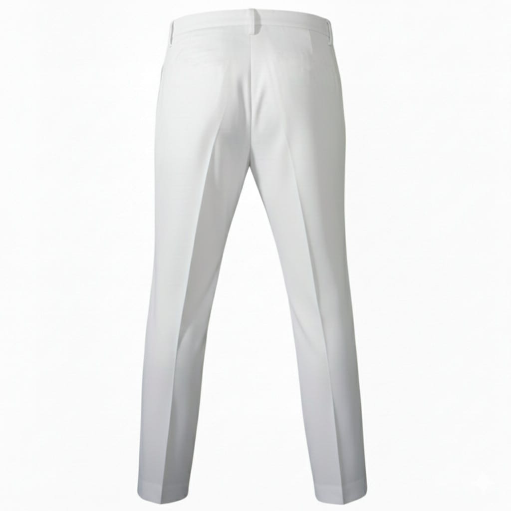 White School Uniform Pants for BOYS | Comfortable Polyester Trousers.