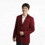 Classo Maroon School Blazer for Boys & Girls | Durable Daily Wear Uniform