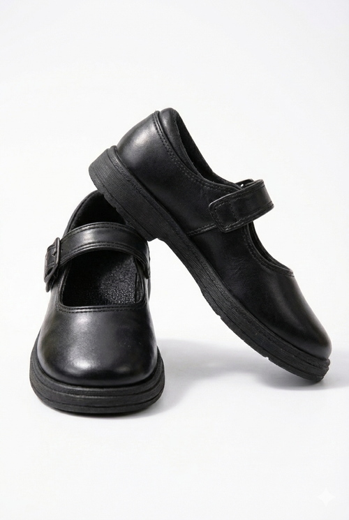 Black School Shoes for GIRLS | Daily Wear Comfortable Footwear.